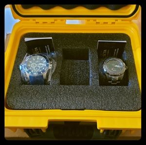 2 Brand New Invictas w/3 Slot Case